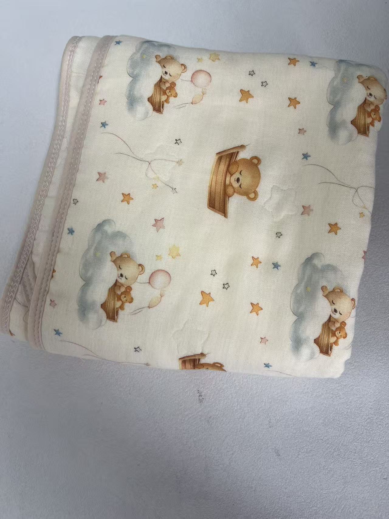 婴儿春秋新生儿纯棉纱布包被包单初生宝宝产房必备