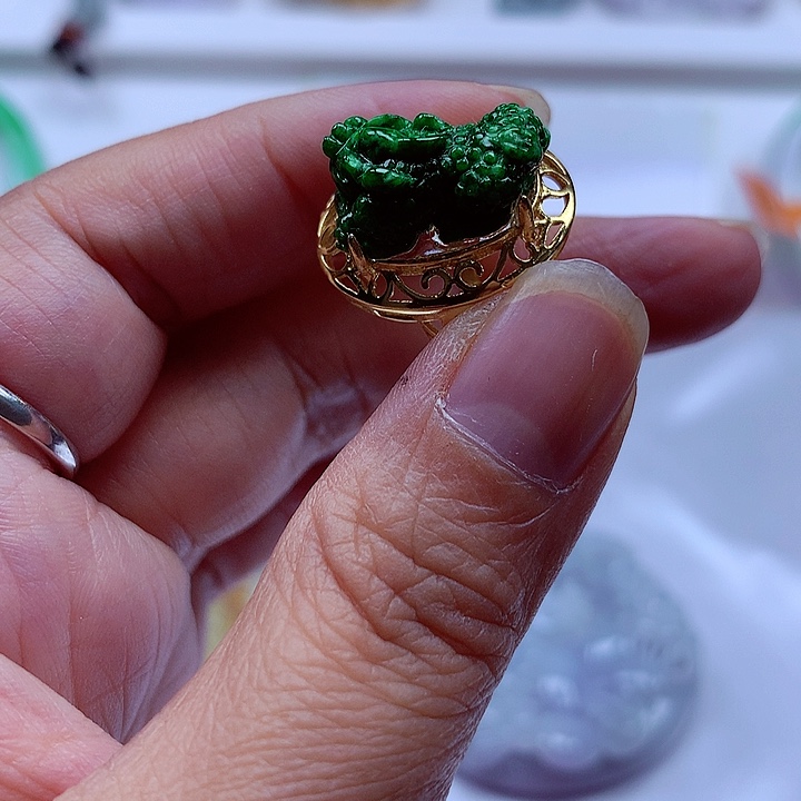 颈饰银S925镶嵌翡翠翡翠