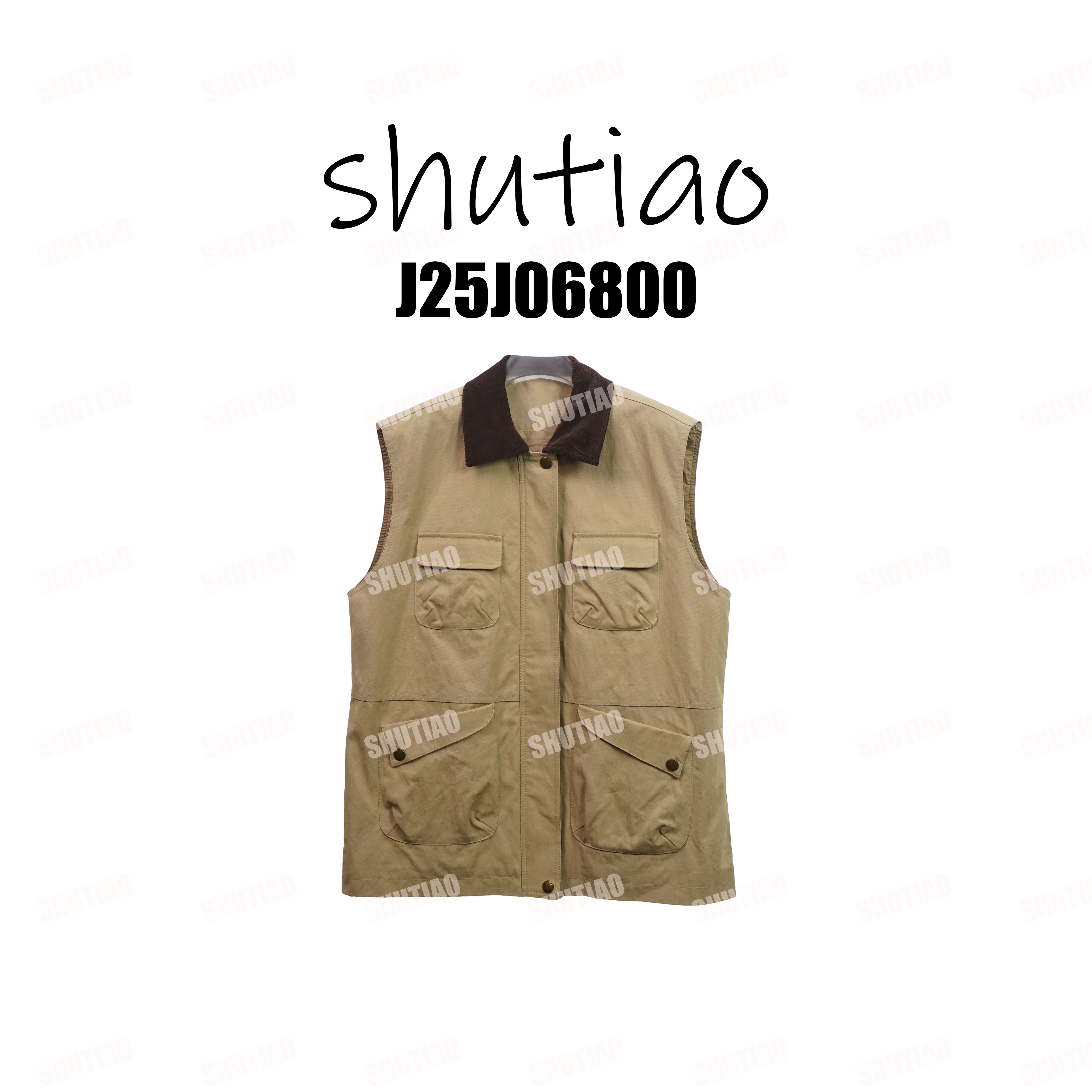 【SHUTIAO】2025冬季：新款小众设计款马甲J25J06800