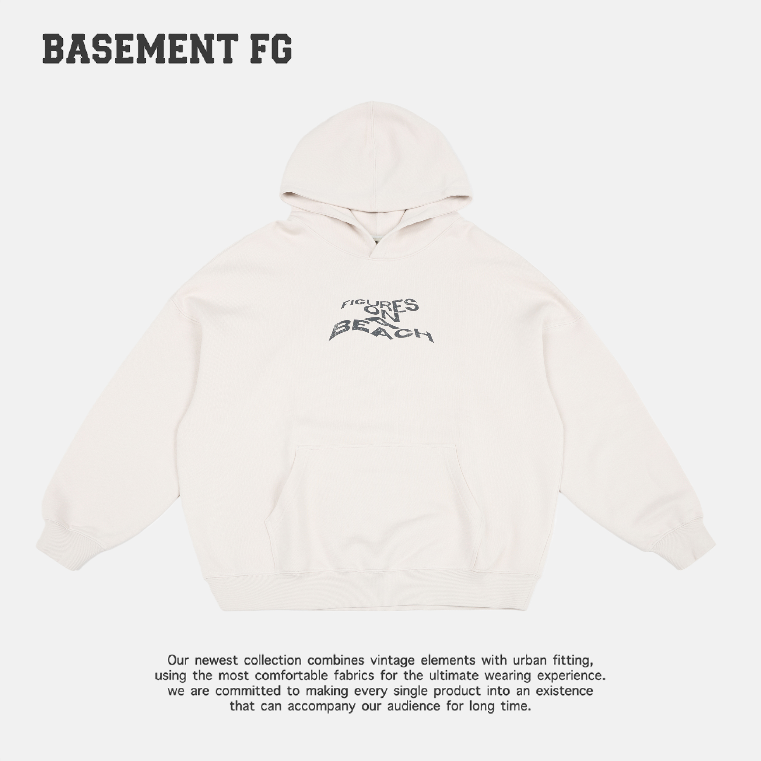 【活动】BASEMENT FG针织透气秋冬厚款连帽多口袋卫衣231050167009