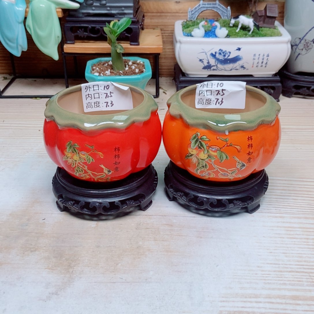 瓷片陶瓷花盆陶瓷艺术