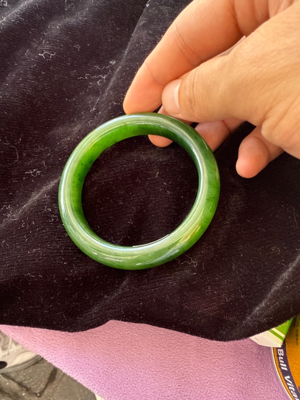 和田玉老俄料爆米花正圈泥鳅背精品手镯