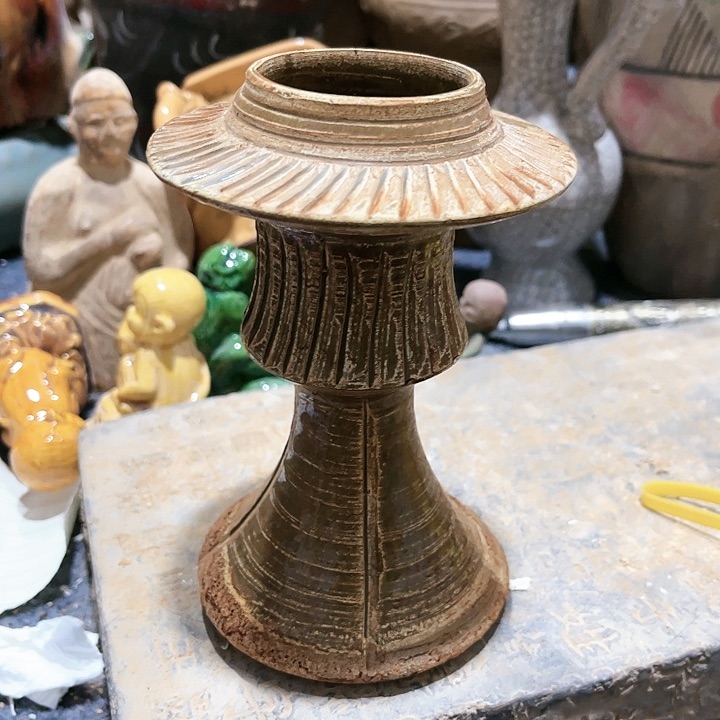 瓦当摆件摆件茶桌茶台陶瓷