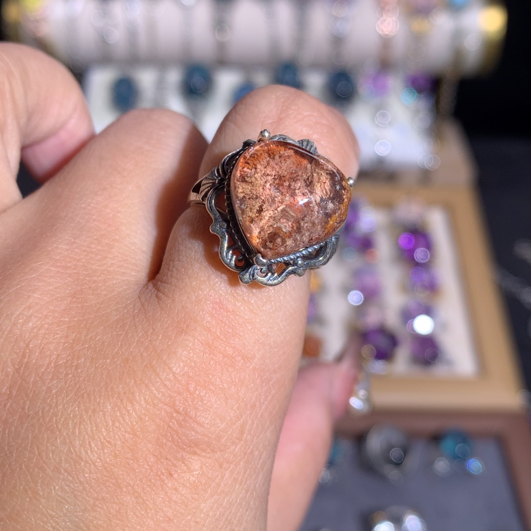 【闪购商品】水晶戒指银S925镶嵌戒指