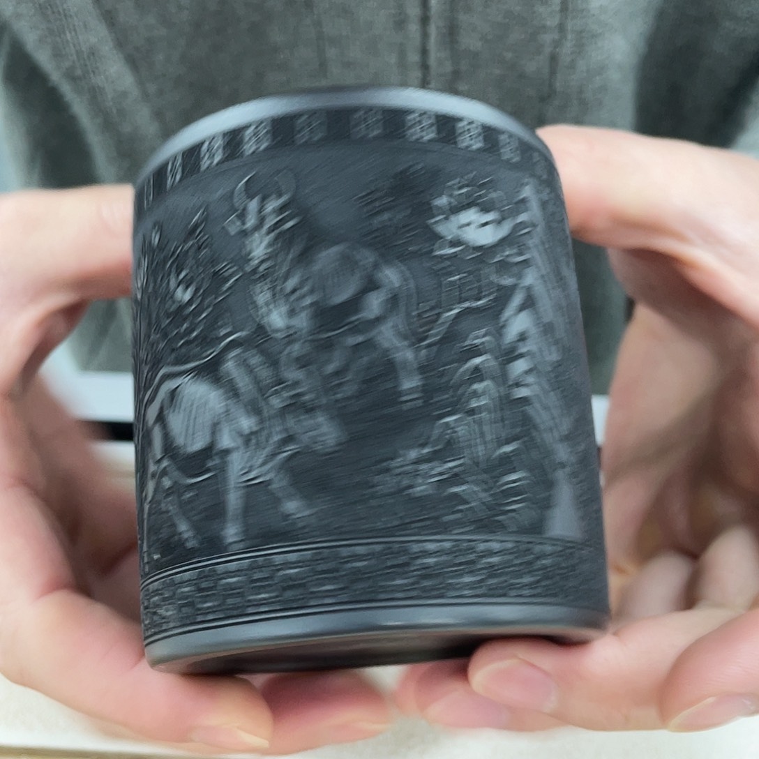 紫砂茶杯紫砂五牛