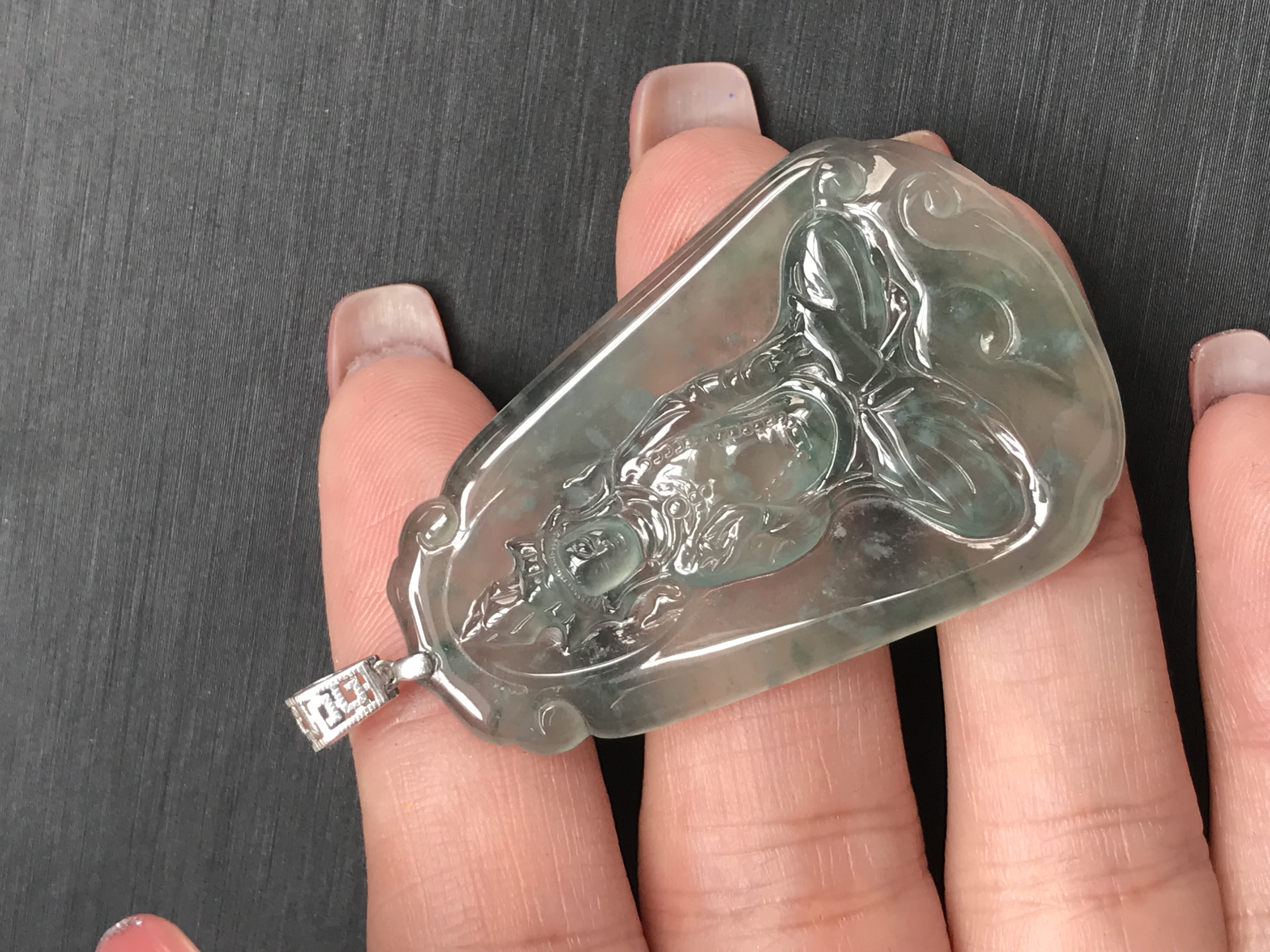 天然A货翡翠渡母吊坠15-YGRK026-多样性发货（不含链）