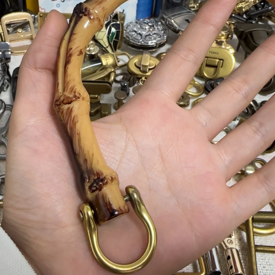 仿竹节手提加4个马蹄扣