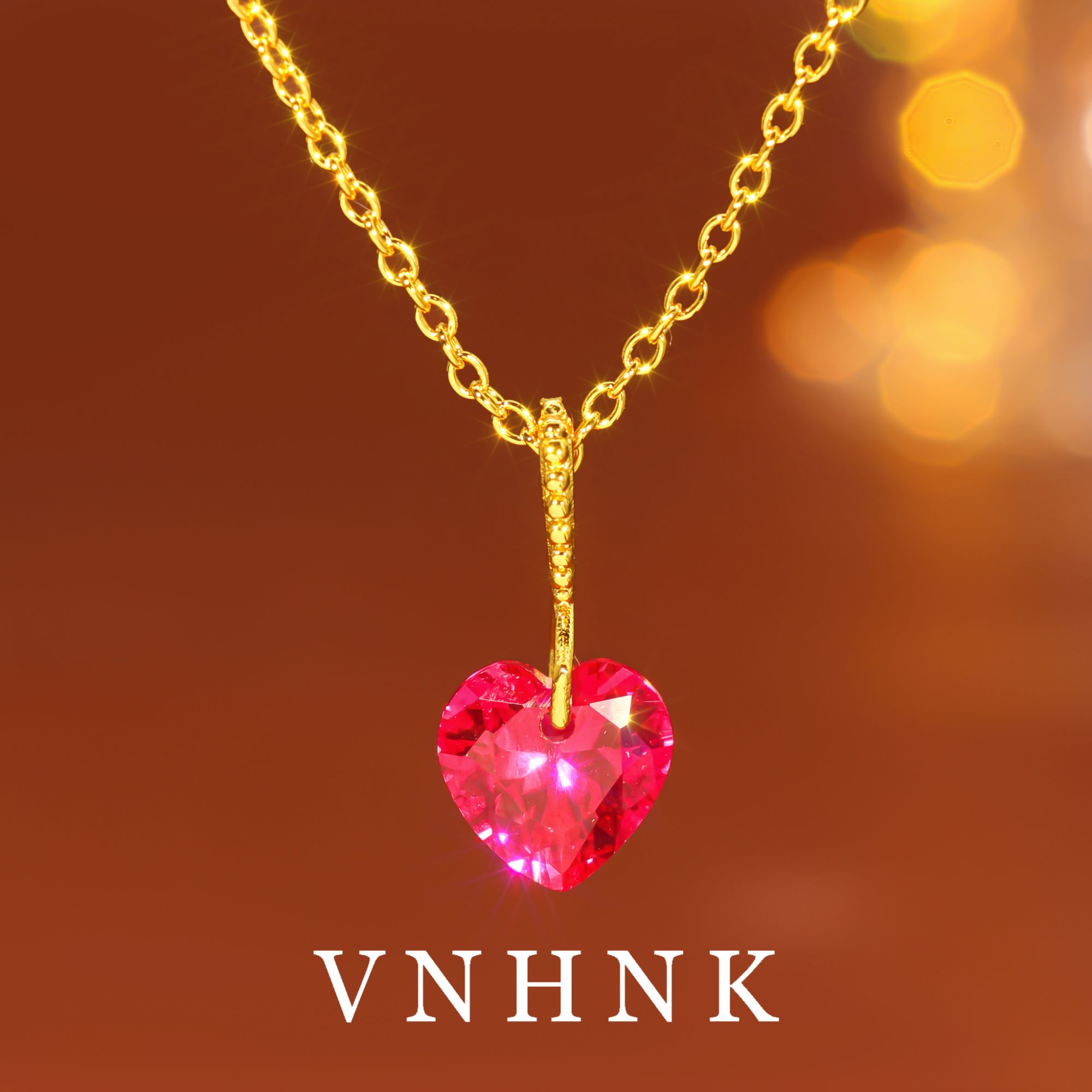 铜合金合成锆石项链 美可儿   H452  金色(46cm)时尚气质项链预售