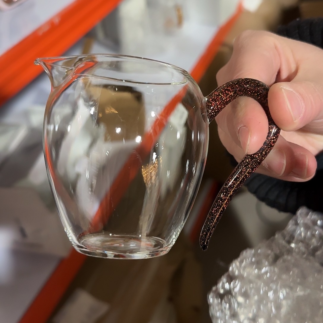 977号高硼硅玫瑰金公道杯