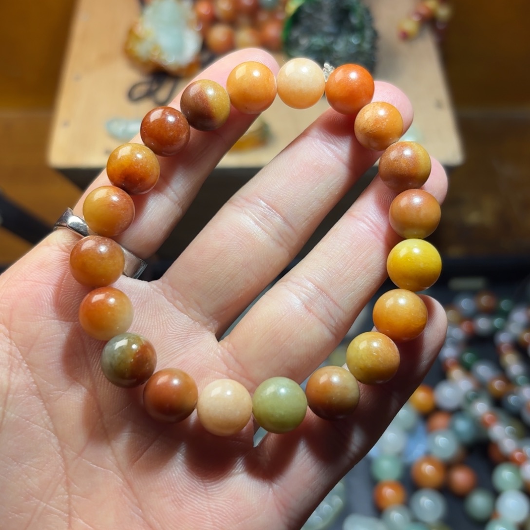 翡翠未镶嵌手串翡翠手串