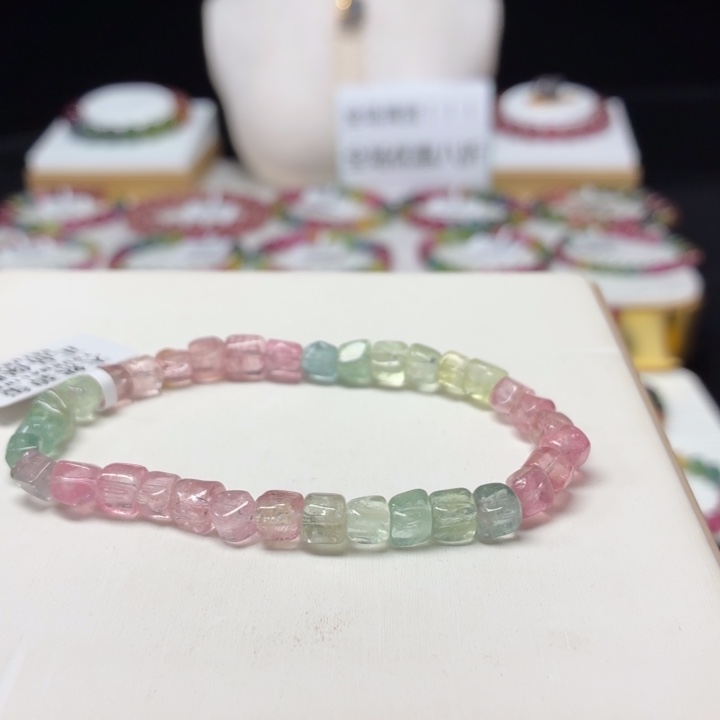 未镶嵌手链碧玺5-6mm±