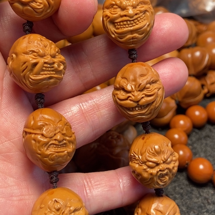 橄榄核手串/手链恶僧，上色