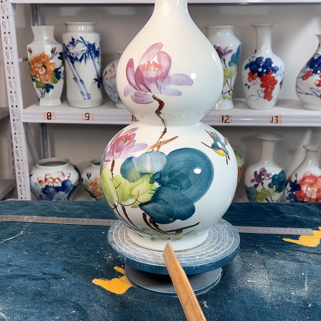 摆件景德镇陶瓷葫鸟