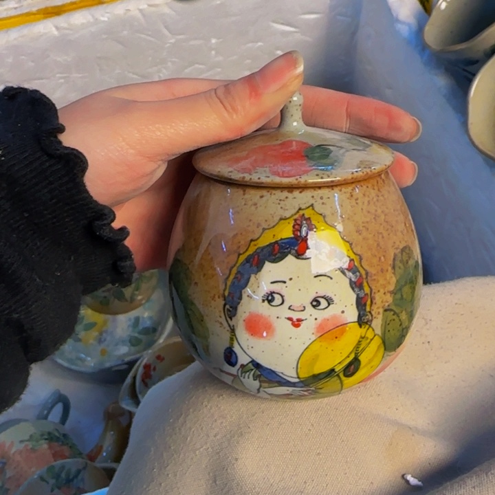 瓷片景德镇陶瓷手工手绘