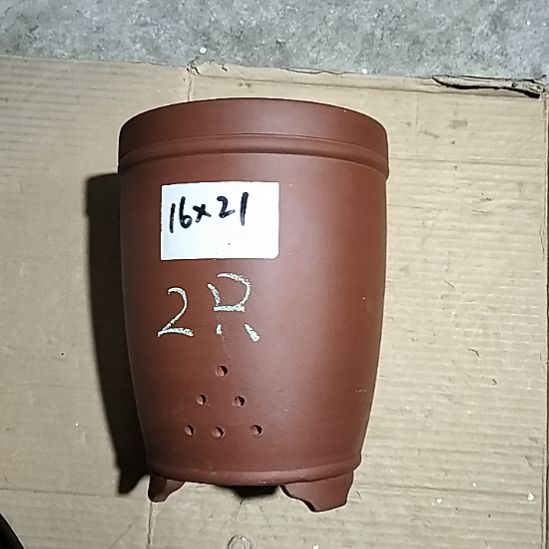 紫砂红泥三线两个