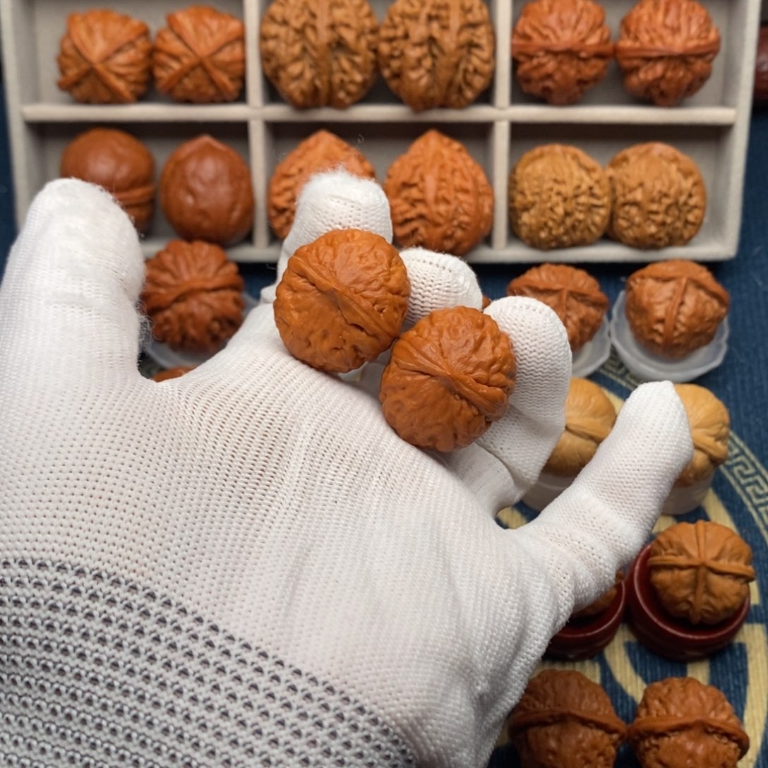 文玩核桃把件麒麟磨