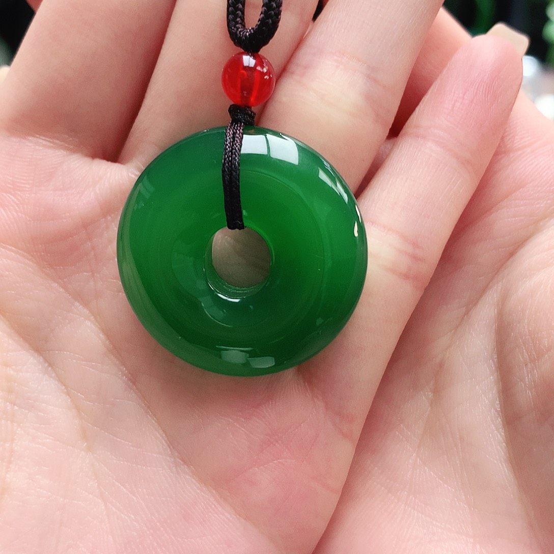 玛瑙/玉髓未镶嵌吊坠