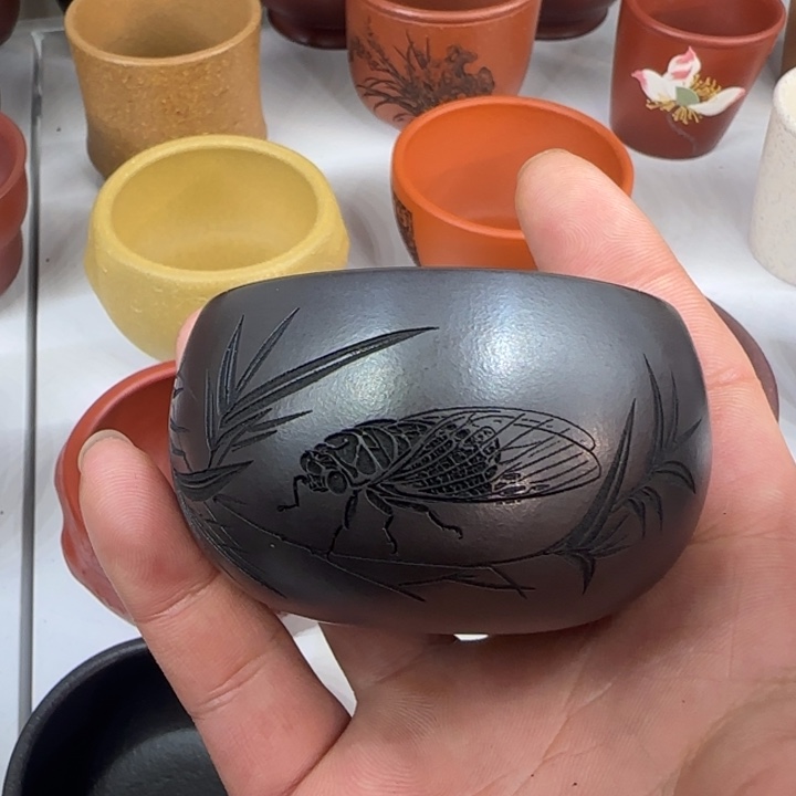 茶杯紫砂全手工制作工艺