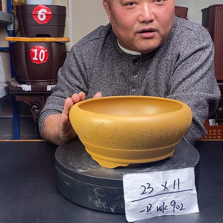 花盆紫砂货号一只WK902