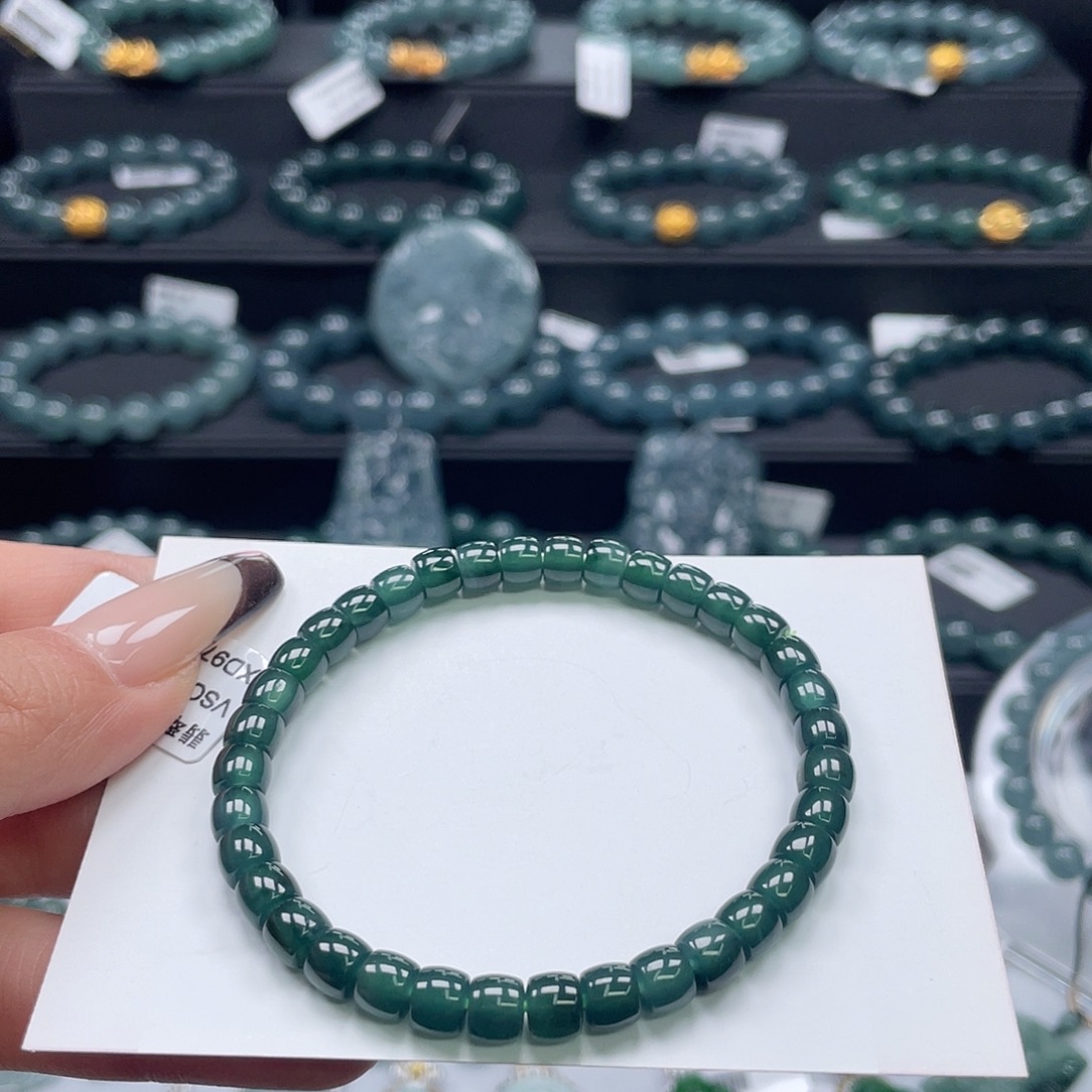 翡翠未镶嵌手链天然a货翡翠