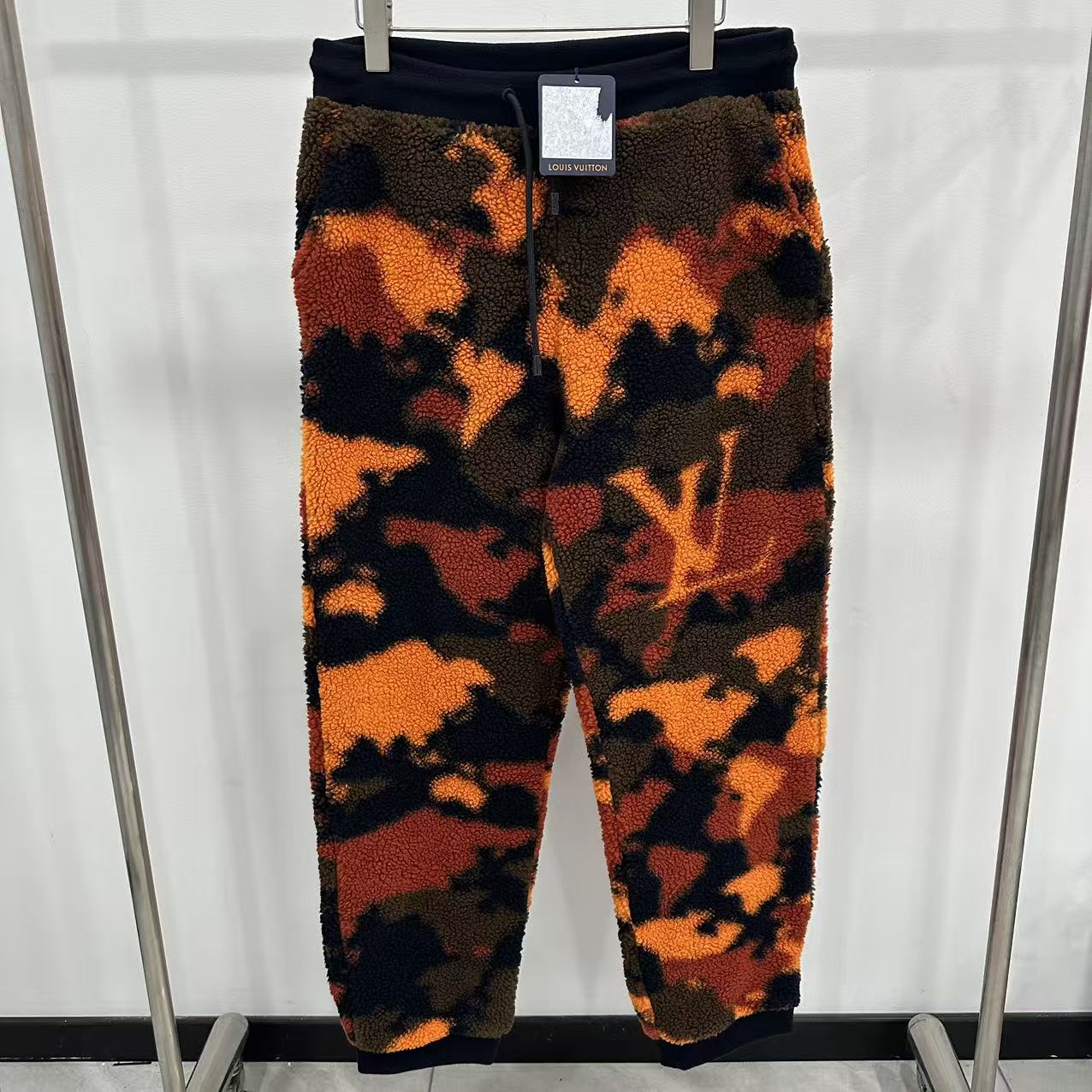 未使用 LouisVuitton/路易威登 迷彩logo摇粒绒长裤/M码
