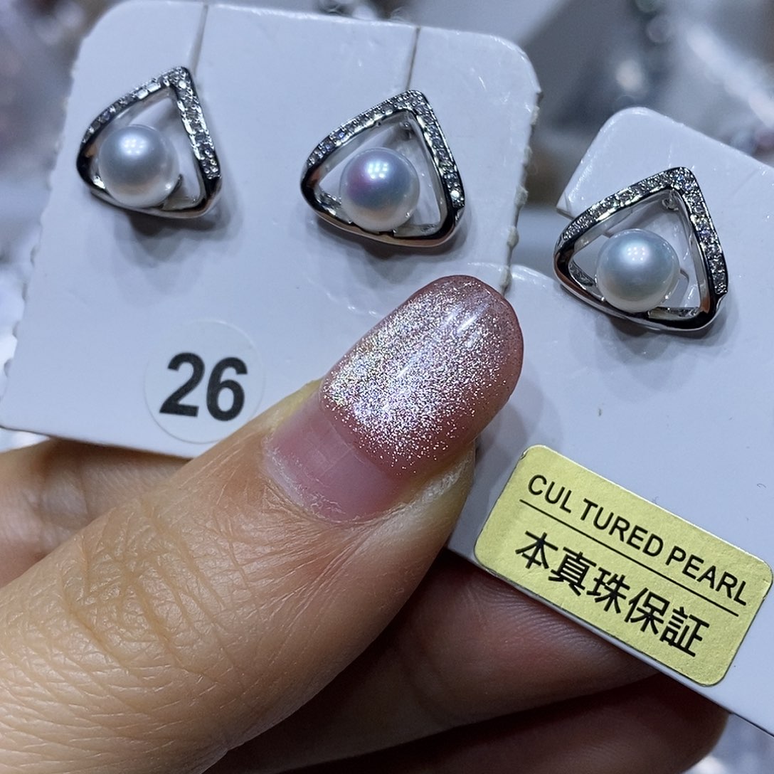 淡水珍珠手链银S925镶嵌