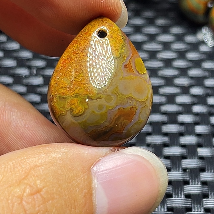 @***梦玛瑙/玉髓颈饰未镶嵌