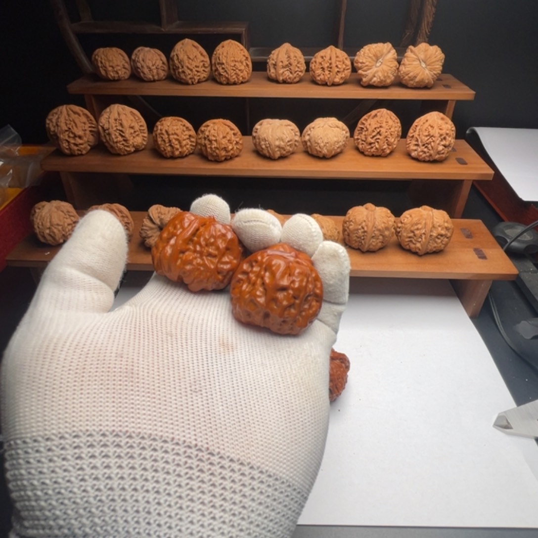 文玩核桃把件无*蛤蟆头