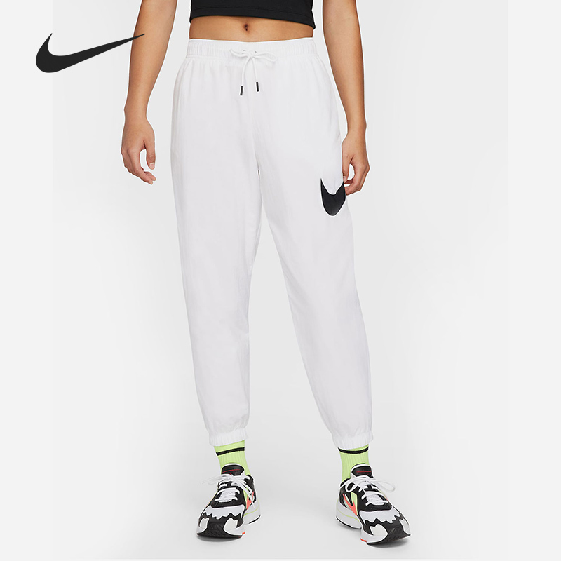 Nike/耐克正品当季新款女子轻盈梭织运动束脚长裤DM6184-100