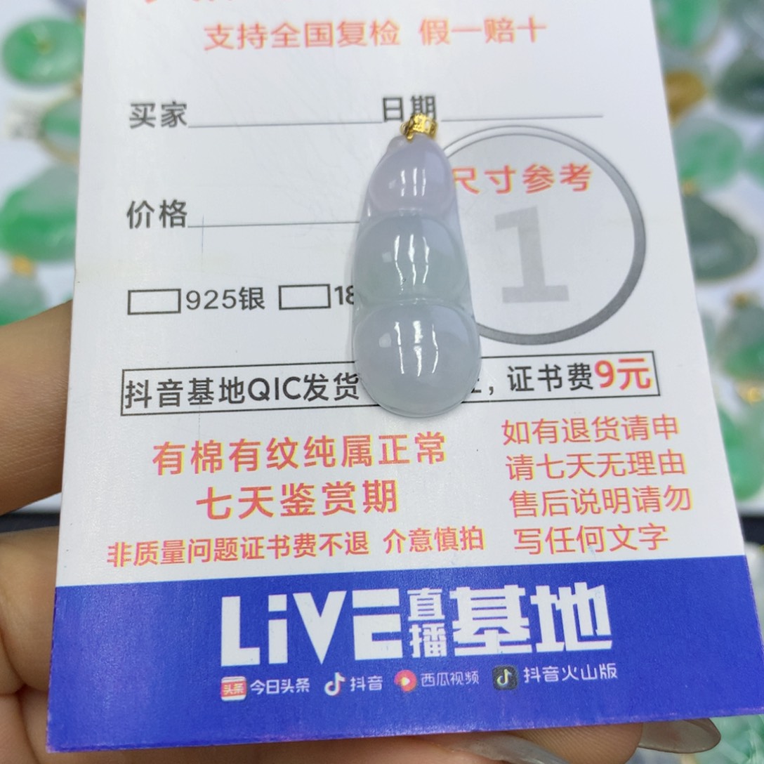 翡翠颈饰未镶嵌翡翠