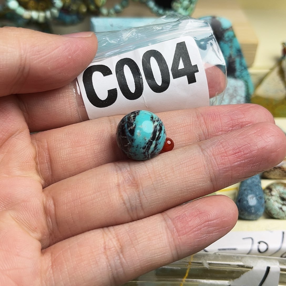 南红玛瑙配饰未镶嵌卡14.7