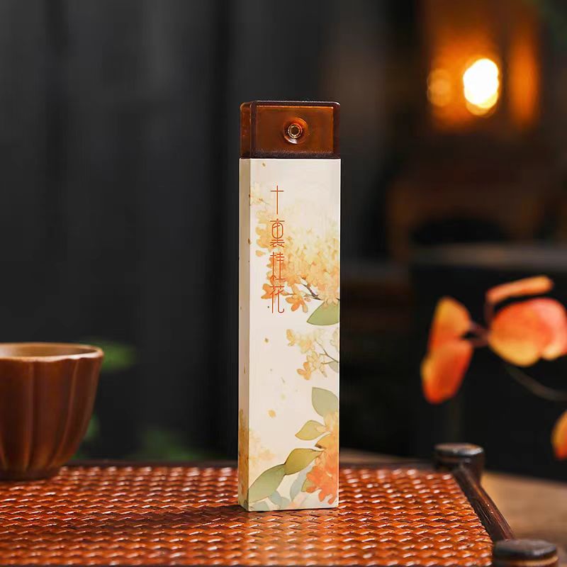 龙窑茶器  薰衣草+桂花 两支香插  0056  （A）