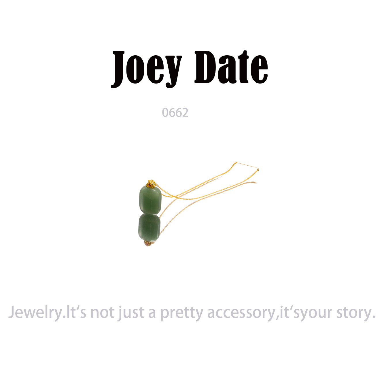 镀K金 Jory Date  项链~0662（40+5cm）  