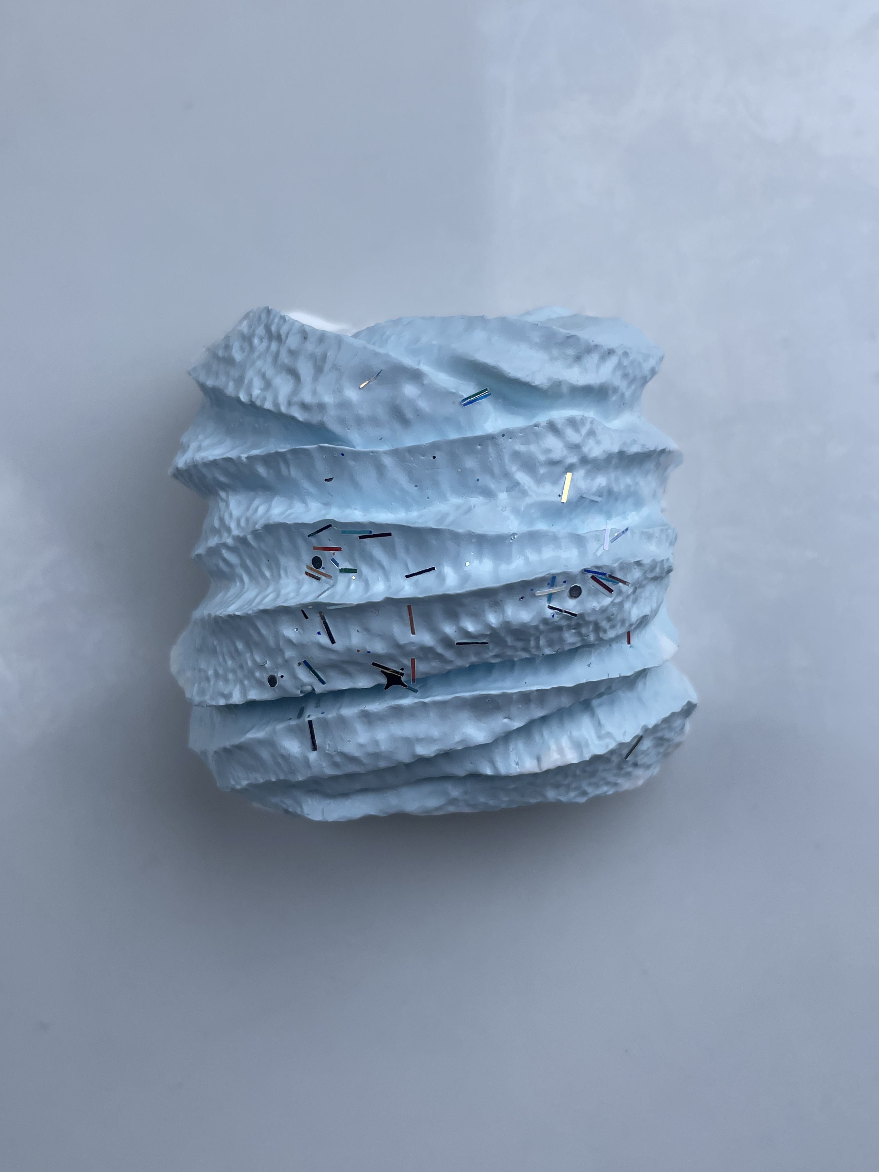 食品级硅胶纯手工制作捏捏-捏捏雪山峰（大瑕重瑕）