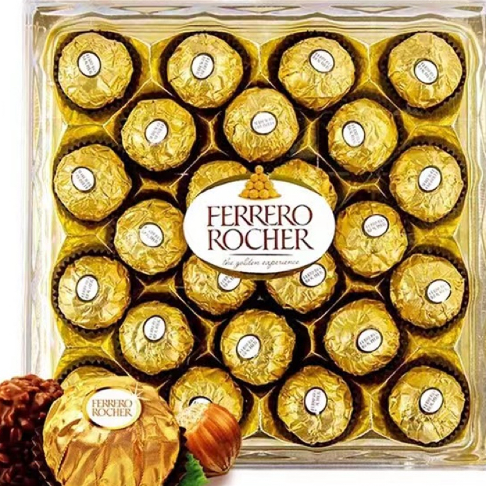 费列罗 T24 T30粒榛果巧克力礼盒装送手工制品婚礼喜糖散装