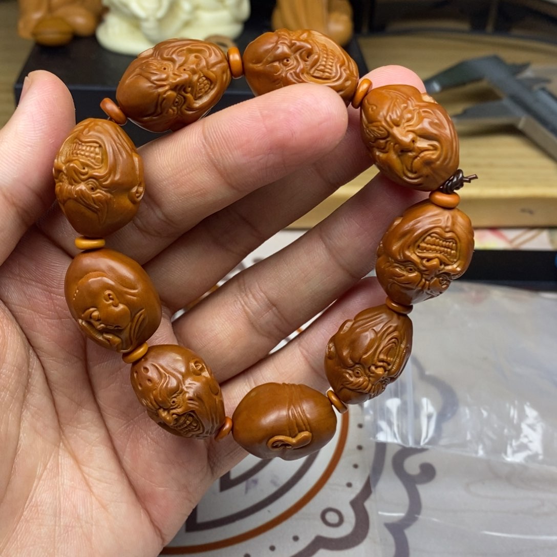 橄榄核手串/手链橄榄核雕刻工艺宇