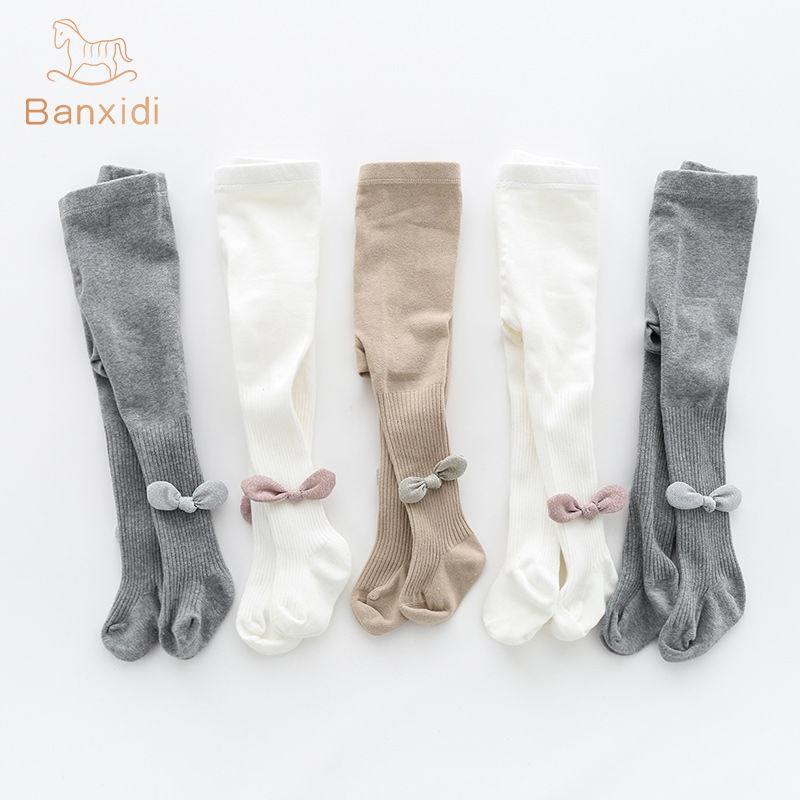 班喜迪婴儿袜子秋装女宝宝0-4岁连裤袜公主打底裤袜儿童袜子秋款