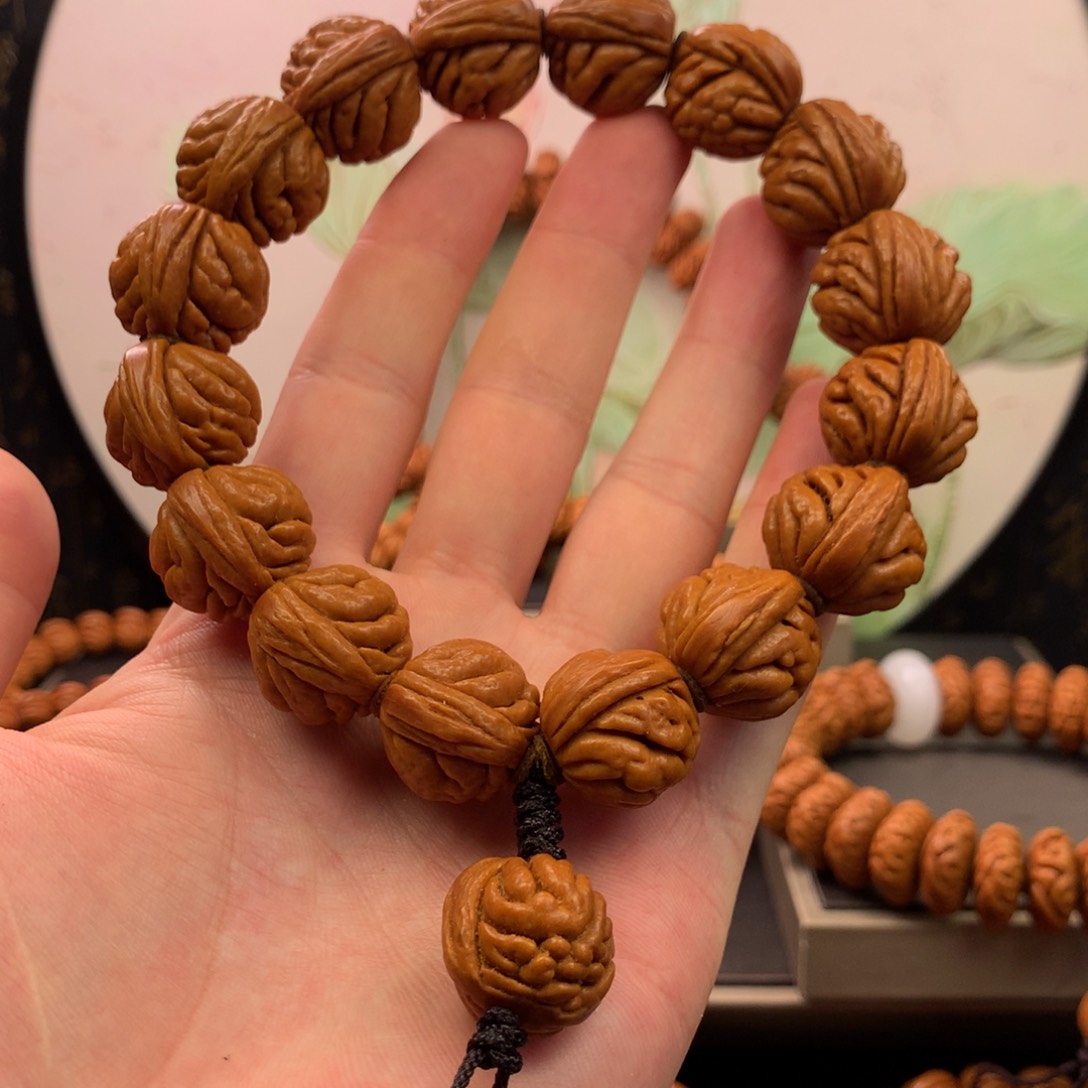 【闪购商品】桃核手串20豹子头手串
