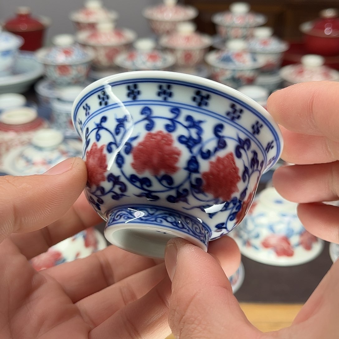 景德镇陶瓷青花釉里红