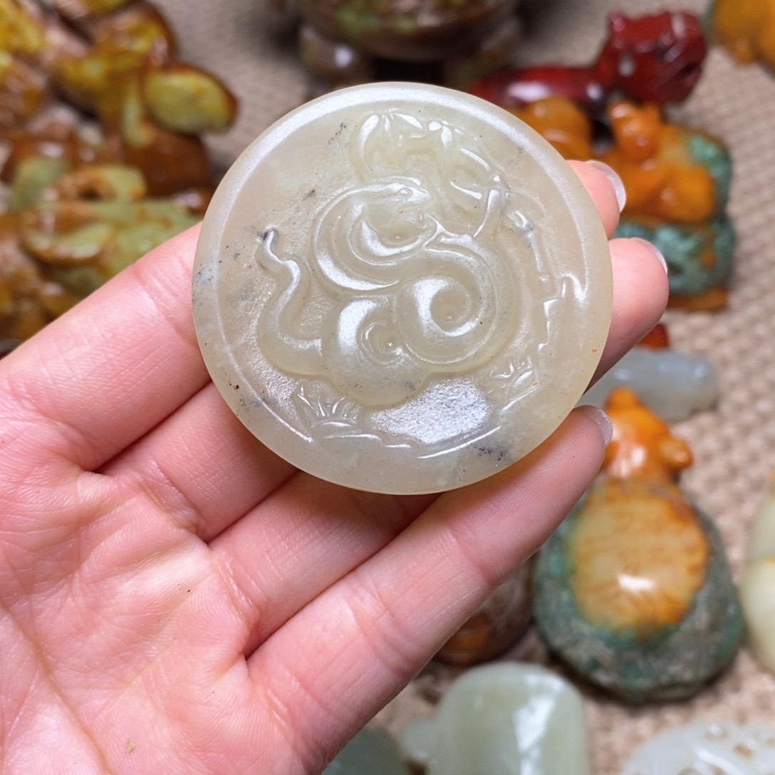 白玉菩提吊坠白玉菩提白玉菩提摆件