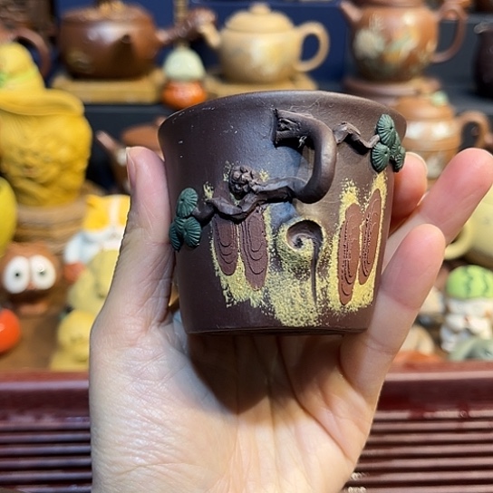 紫砂茶杯紫砂主人杯