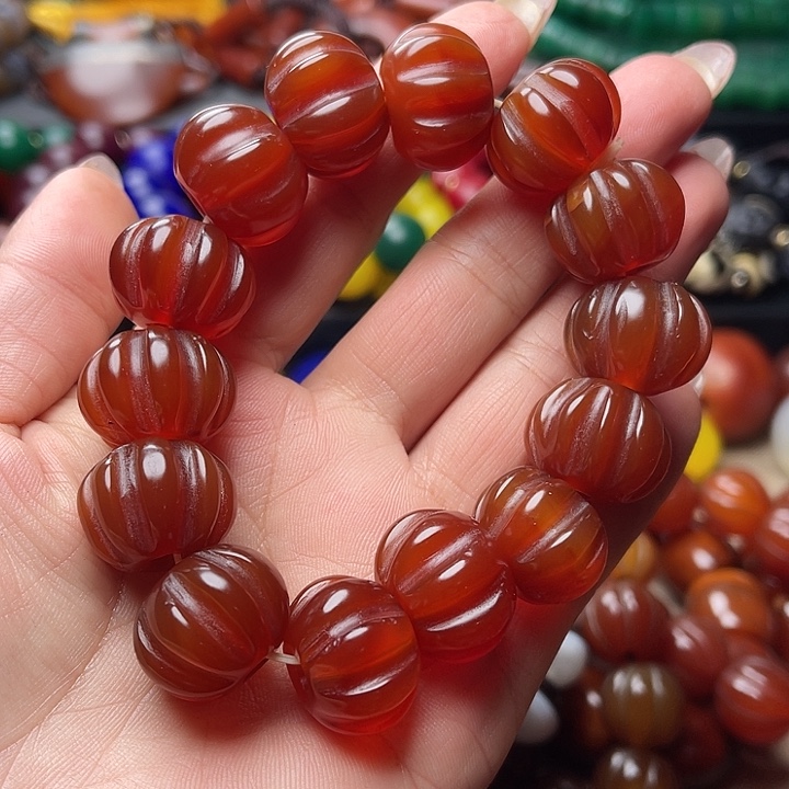 玛瑙/玉髓手链未镶嵌揽***。