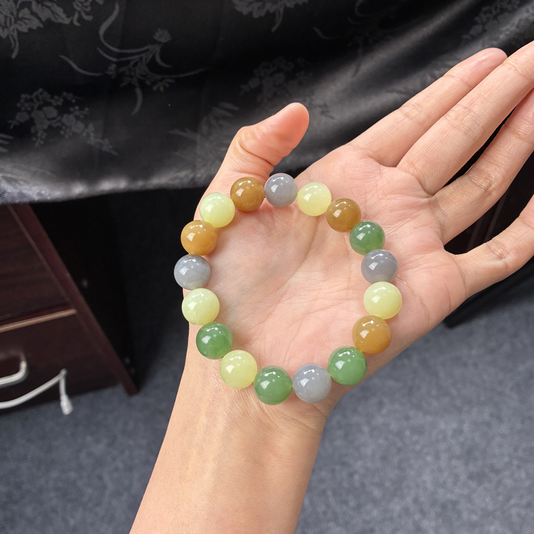 和田玉特色多宝手串卡12