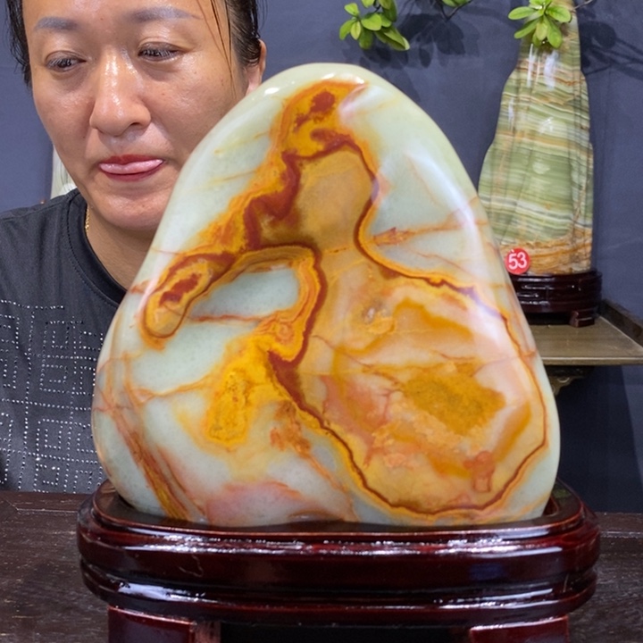 石材精品古青石摆件