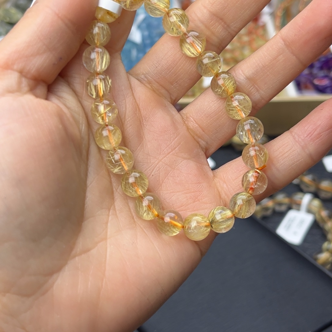 水晶手链未镶嵌?*天然