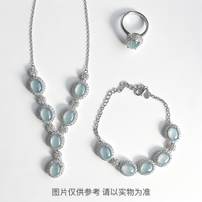 倾城之恋翡翠蛋面套链 DM1