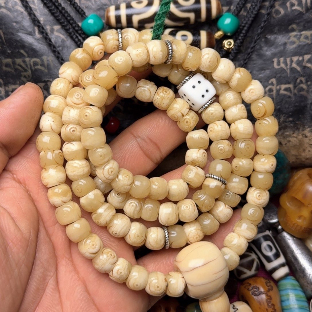 金刚菩提手串牦牛骨