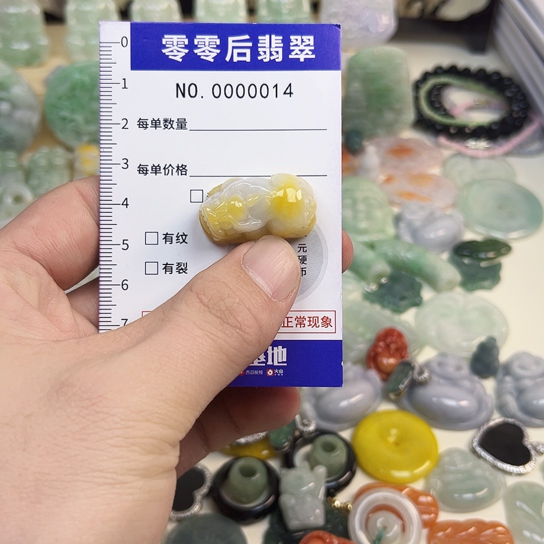 翡翠未镶嵌颈饰hhh