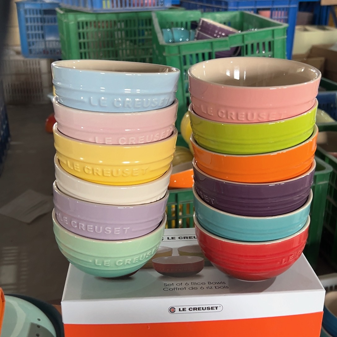 陶瓷 4.75碗12个12色色色色