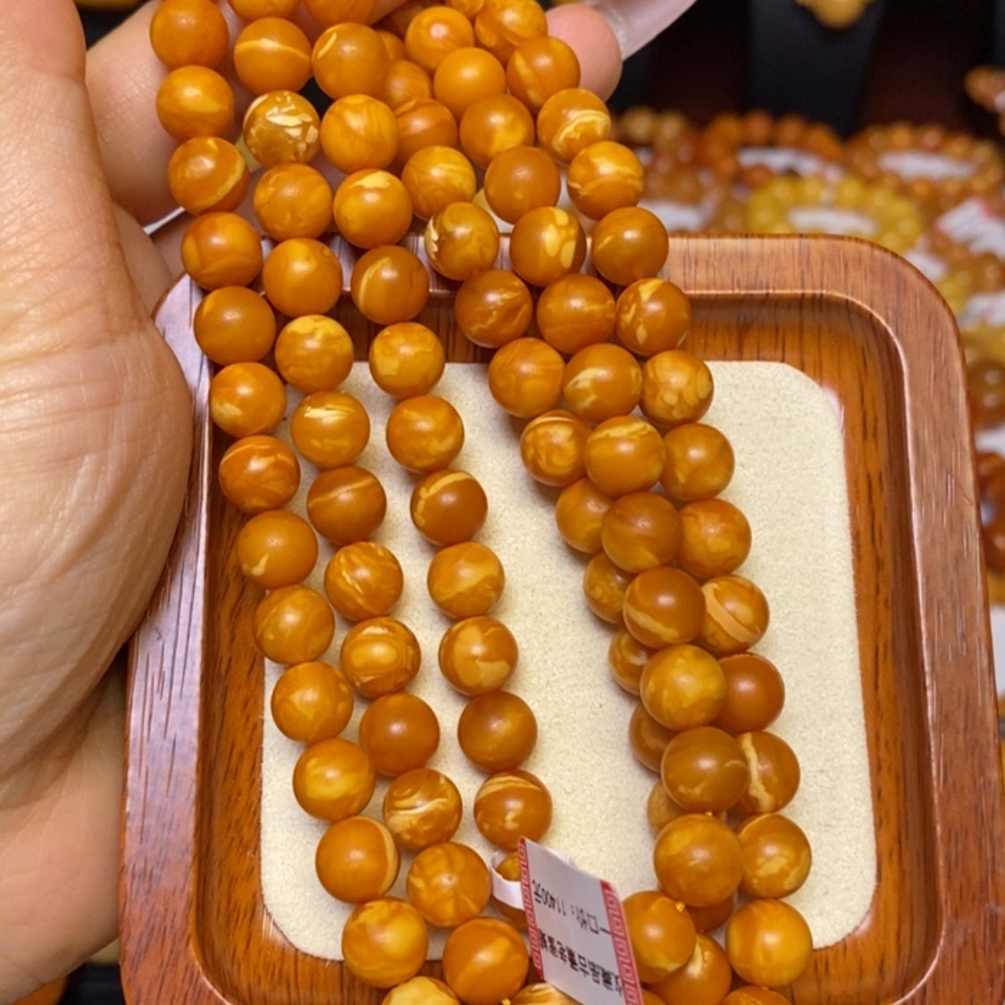 【闪购商品】蜜蜡手链未镶嵌手串